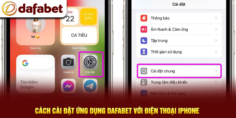 Cách cài đặt ứng dụng Dafabet với điện thoại Iphone